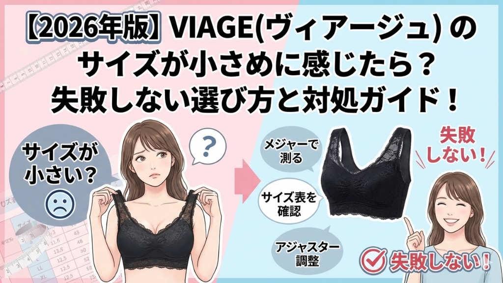 ヴィ アージュ サイズ 小さめ